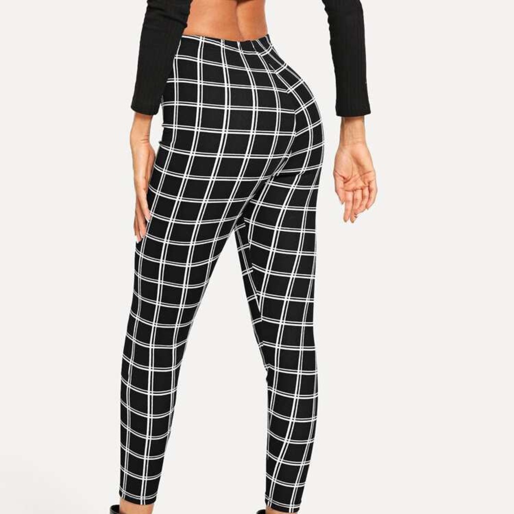 π Plaid Buttery Soft Brushed Legging - Picture 1 of 8